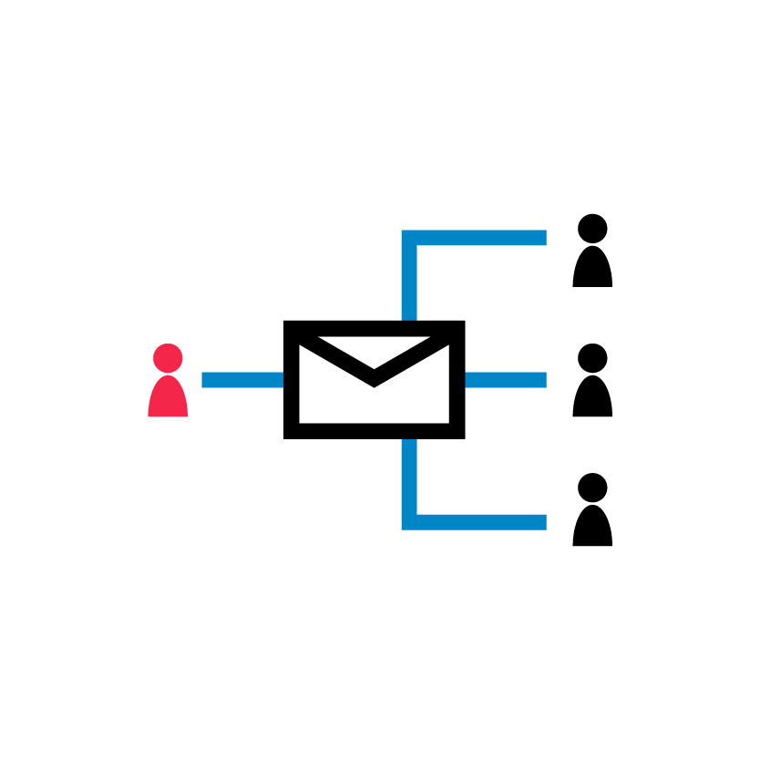 Icon eines Mailverteilers